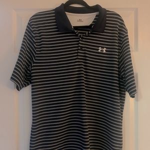 Men’s nylon under at our navy striped shirt
